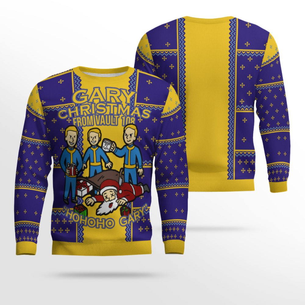 Fallout Gary Ugly Christmas Sweater 2025 Fallout Gary Ugly Christmas Sweater 2025
