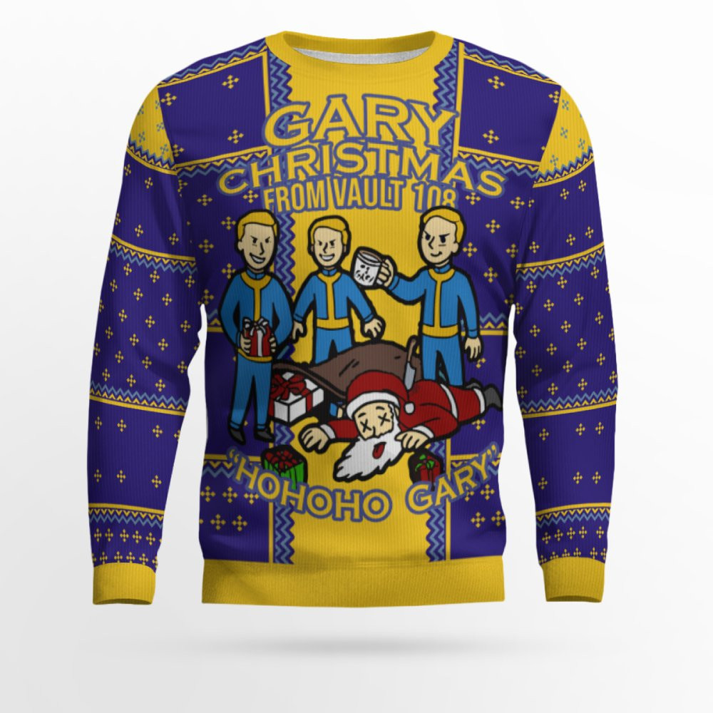 Fallout Gary Ugly Christmas Sweater 2025 Fallout Gary Ugly Christmas Sweater 2025