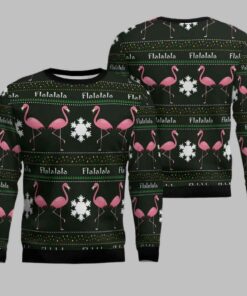 Flamingo Flalala Ugly Christmas Sweater