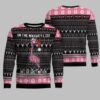 Flamingo Naughty List Ugly Christmas Sweater
