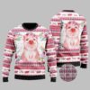 Floral Piggy Ugly Christmas Sweater 3 Floral Piggy Ugly Christmas Sweater