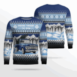 Ford Dashing Through the Snow Ugly Christmas Sweater