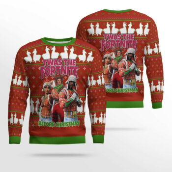 Fortnite Twas Night Ugly Christmas Sweater