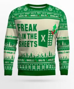 Freak In The Sheets Spreadsheet Excel Christmas Ugly Sweater