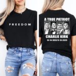 Freedom And Justice For Charlie Kirk T Shirt