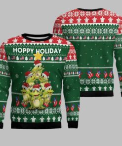 Frog Christmas Tree Ugly Christmas Sweater