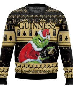 Guinness Grinch Ugly Sweater