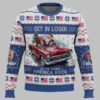 Get In Loser We Are Taking America Back Ugly Christmas Sweater 2 Get In Loser We Are Taking America Back Ugly Christmas Sweater