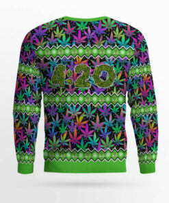 Grinch Smoked all the Who Hash Christmas 420 Ugly Sweater 2 Grinch Smoked all the Who Hash Christmas 420 Ugly Sweater