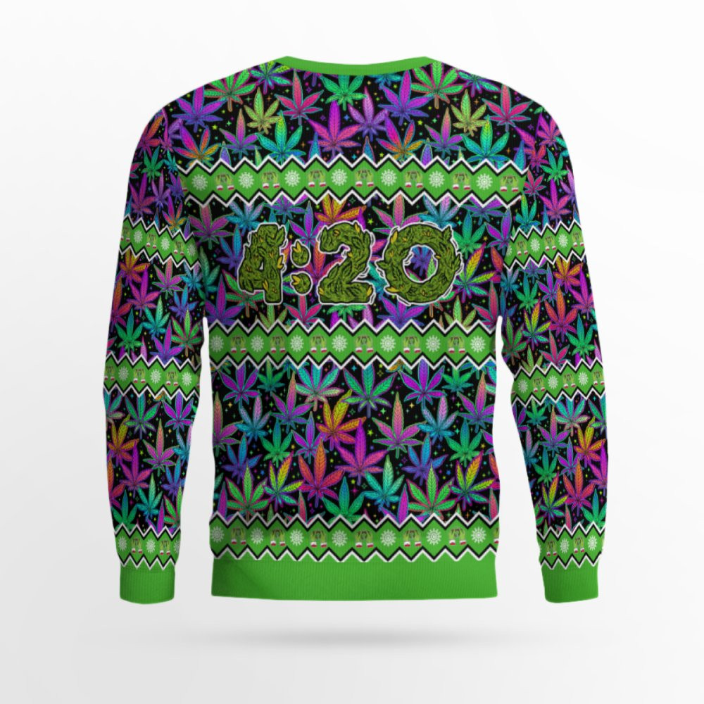 Grinch Smoked all the Who Hash Christmas 420 Ugly Sweater Grinch Smoked all the Who Hash Christmas 420 Ugly Sweater