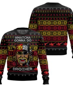 Hulk Hogan Christmas Ugly Sweater 2 Hulk Hogan Christmas Ugly Sweater