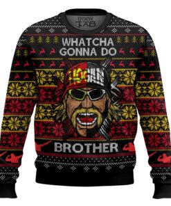 Hulk Hogan Christmas Ugly Sweater