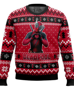 Deadpool X Wolverine Ugly Christmas Sweater