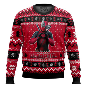Deadpool X Wolverine Ugly Christmas Sweater