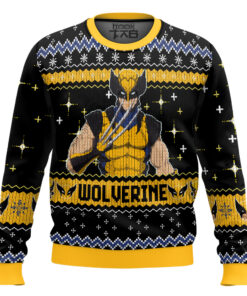 Deadpool X Wolverine Ugly Christmas Sweater