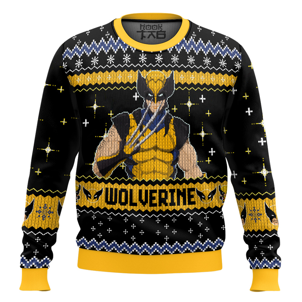 HLW120824TTT4-mk2.jpg Deadpool X Wolverine Ugly Christmas Sweater