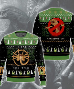 Alien Facehugger Ugly Sweater