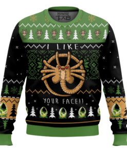 Alien Facehugger Ugly Sweater