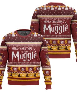 Merry Christmas Muggle Ugly Sweater 2 Merry Christmas Muggle Ugly Sweater