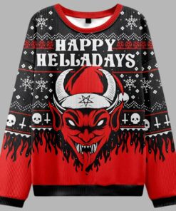 Happy Helladays Ugly Christmas Sweater