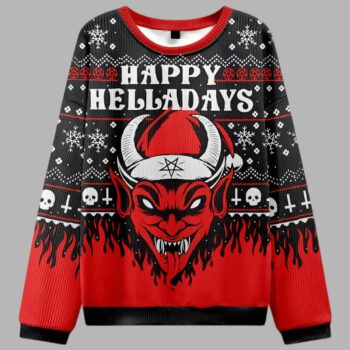 Happy Helladays Ugly Christmas Sweater