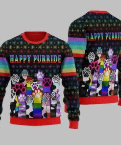 Happy Purride LGBT Ugly Christmas Sweater