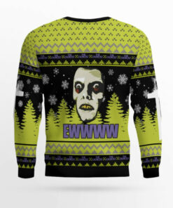 Hawk Tuah The Exorcist Horror Ugly Sweater 2 Hawk Tuah The Exorcist Horror Ugly Sweater