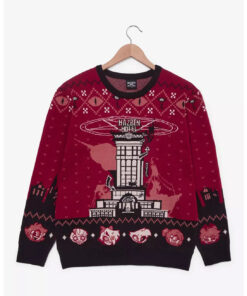 Hazbin Hotel Holiday Ugly Christmas Sweater 2 Hazbin Hotel Holiday Ugly Christmas Sweater