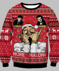 Home Malone Post Malone Ugly Christmas Sweaters