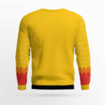 I Eat Ass and Cookies Ugly Christmas Sweater Gold Metallic