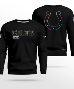 Indianapolis Colts Black 2025 Crucial Catch Sideline Standard Issue Hoodie 2 Indianapolis Colts Black 2025 Crucial Catch Sideline Standard Issue Hoodie