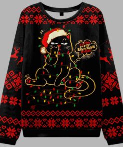 It's Fine I'm Fine Everything Is Fine Ugly Christmas Sweater