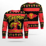 It’s Turbo Time! Turbo Man Jingle All the Way Ugly Sweater