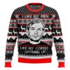 Jeffrey Dahmer I Like My Men Like My Coffee-Ground Up Ugly Christmas Sweater 12 Jeffrey Dahmer I Like My Men Like My Coffee-Ground Up Ugly Christmas Sweater