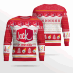 Jack In The Box Ugly Christmas Sweater Mockup