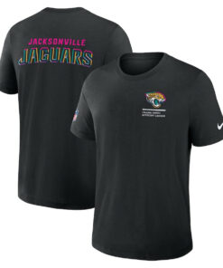 Jacksonville Jaguars Black 2025 Crucial Catch T-Shirt