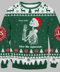 Jameson Please Santa Ugly Christmas Sweater