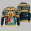 Jesus Hug Sheep Ugly Christmas Sweater 2 Jesus Hug Sheep Ugly Christmas Sweater