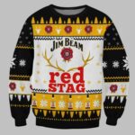 Jim Beam Red Stag Whiskey Ugly Christmas Sweater