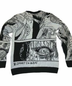 Junji Ito Collage Ugly Christmas Sweater