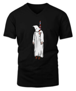 Kill The Klan Ghost Hanging V-Neck T-Shirt