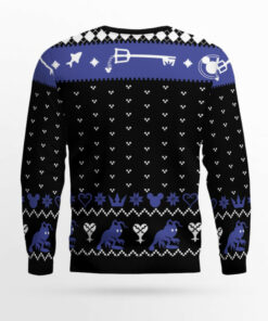 Kingdom Hearts Trio Holiday Ugly Christmas Sweater 2 Kingdom Hearts Trio Holiday Ugly Christmas Sweater