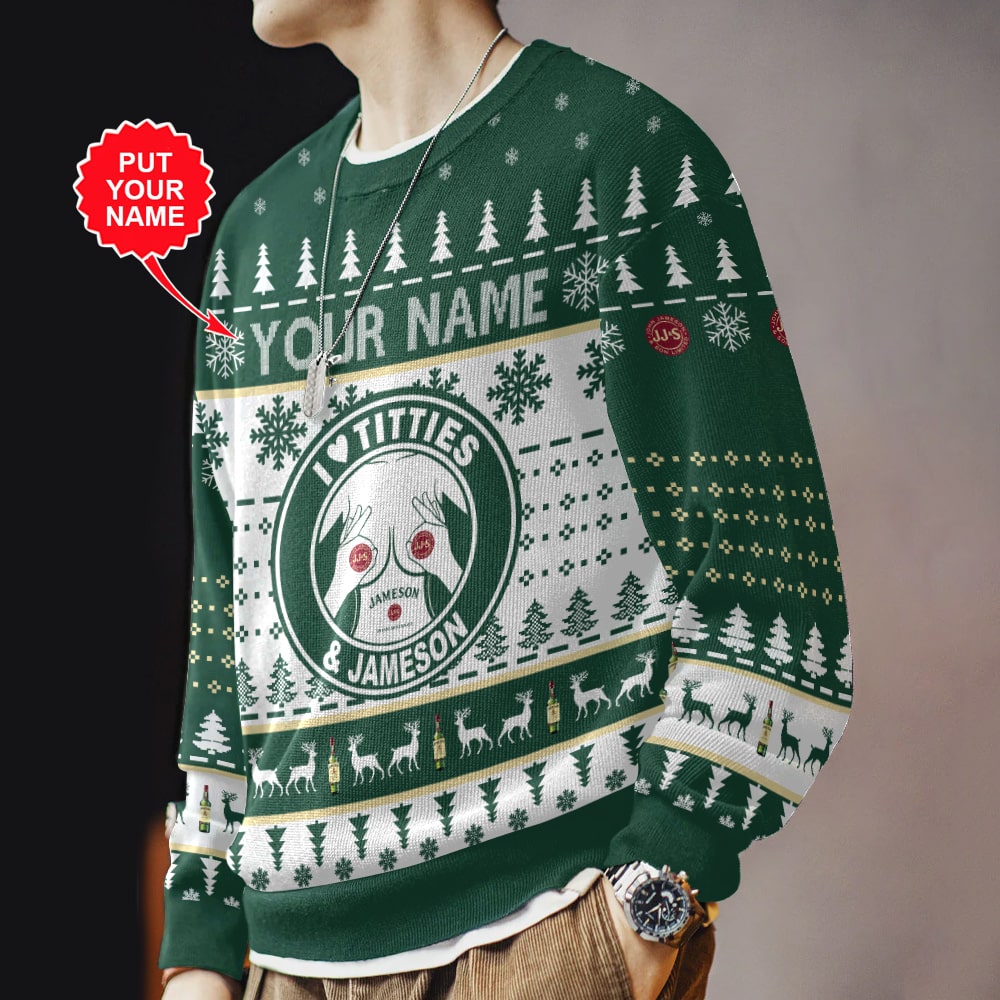 LONG071024JSDKD-MK.jpg Custom Name Jameson Titties Funny Ugly Sweater