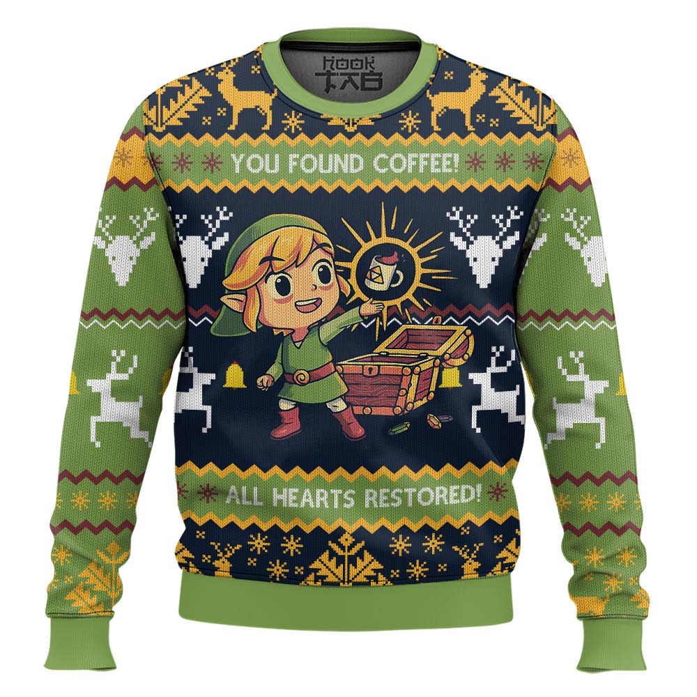 Legend Of Zelda Coffeee Ugly Sweater 7 Legend Of Zelda Coffeee Ugly Sweater