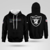 Las Vegas Raiders Black 2025 Crucial Catch Sideline Standard Issue Hoodie 2 Las Vegas Raiders Black 2025 Crucial Catch Sideline Standard Issue Hoodie
