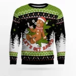 Let’s Get Baked 420 Marijuana Christmas Ugly Sweater