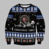 Lite Christmas Vibes Skull Ugly Christmas Sweater