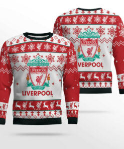 Liverpool FC Christmas Holiday Gift Ugly Sweater