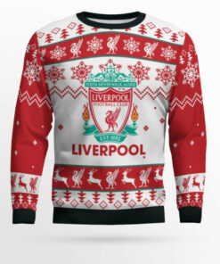 Liverpool FC Christmas Holiday Gift Ugly Sweater