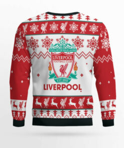 Liverpool FC Christmas Holiday Gift Ugly Sweater